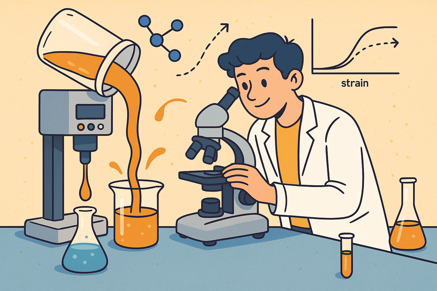 Un stage en rhéologie.